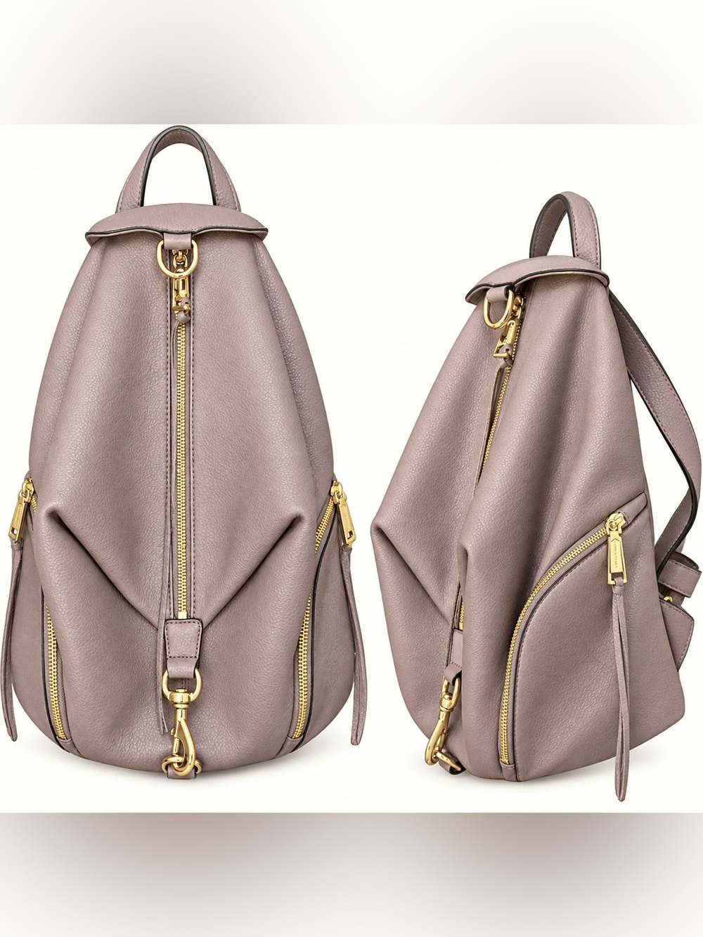 Rebecca Minkoff Julian Backpack Taupe Mauve Large Size